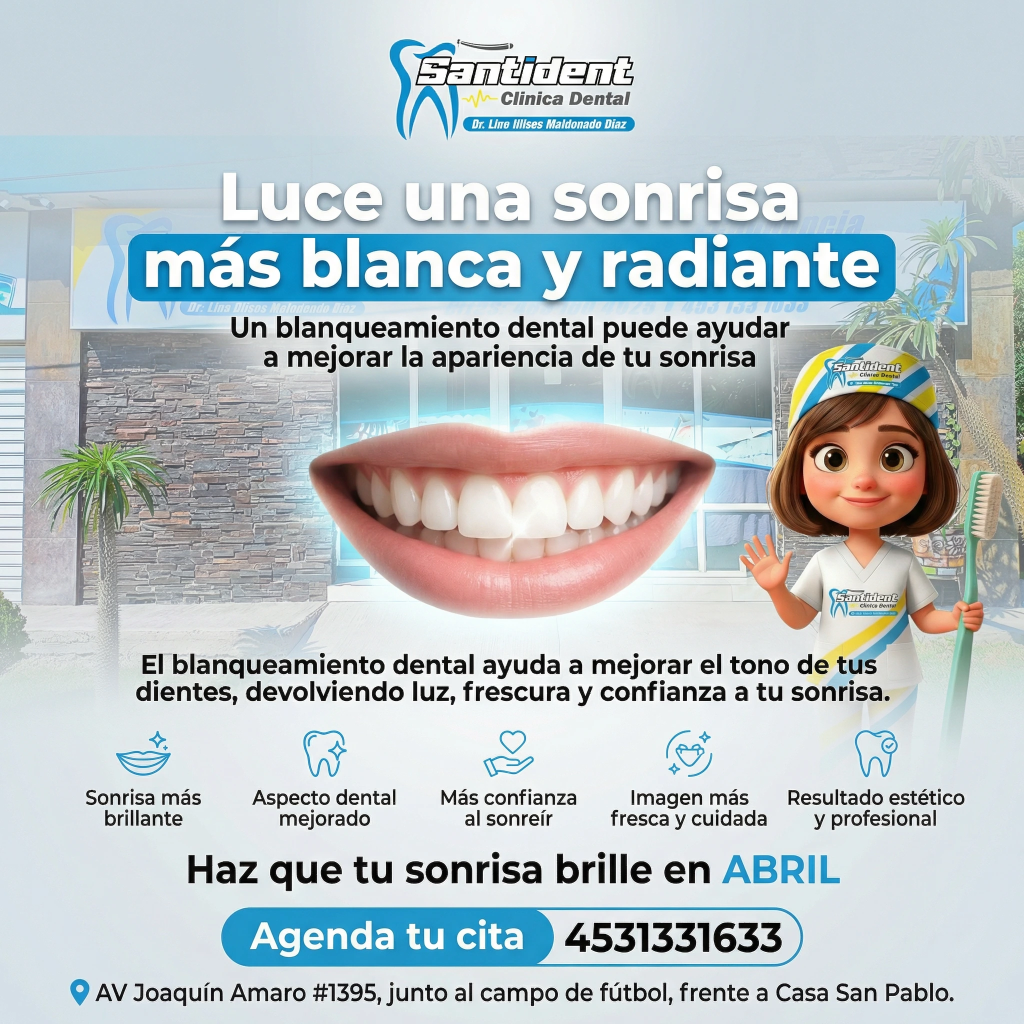 Promoción de blanqueamiento dental